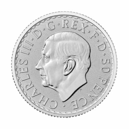 2024 British 1/4 oz Silver Britannia Coin Effigy