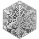 Elemetal 10 oz Silver Snowflake Bar
