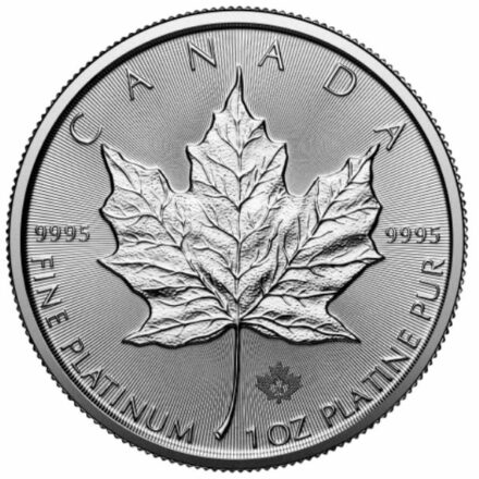 2024 1 oz Canadian Platinum Maple Leaf Coin