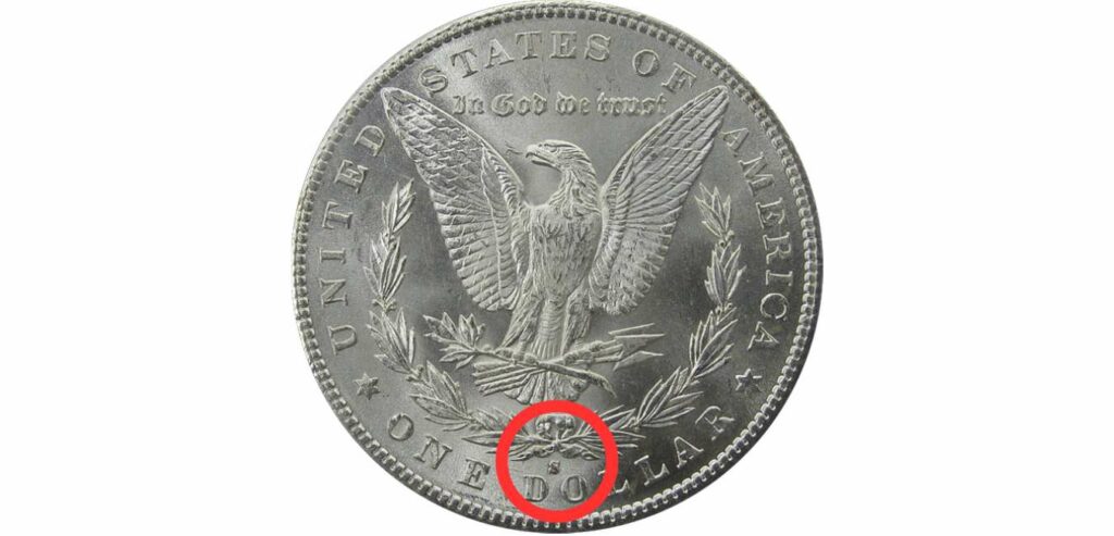morgan silver dollar mint marks