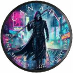 Grim Reaper 2023 1 oz Canadian Silver Maple Reverse