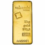 Valcambi 1 Kilo Cast Gold Bar