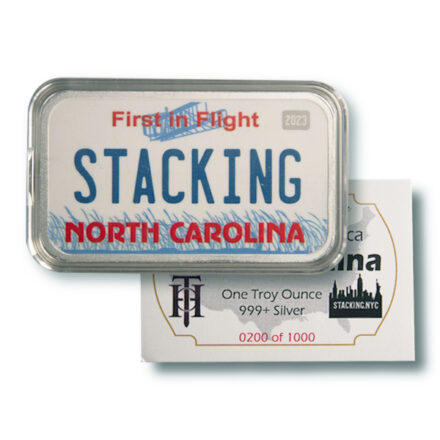 North Carolina Stacking Across America 1 oz Silver