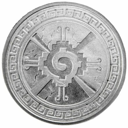 Aztec Yin & Yang 1 oz Silver Round Reverse