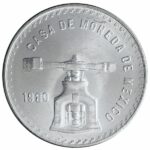 1978-1980 1 oz Mexico Silver Onza Scale - AU+