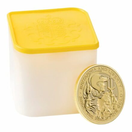 2024 1 oz British Britannia & Liberty Gold Coin Roll