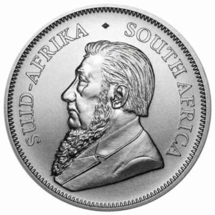 2024 1 oz South African Silver Krugerrand Coin Effigy