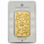 The UK Royal Mint Celebration 1 oz Gold Bar