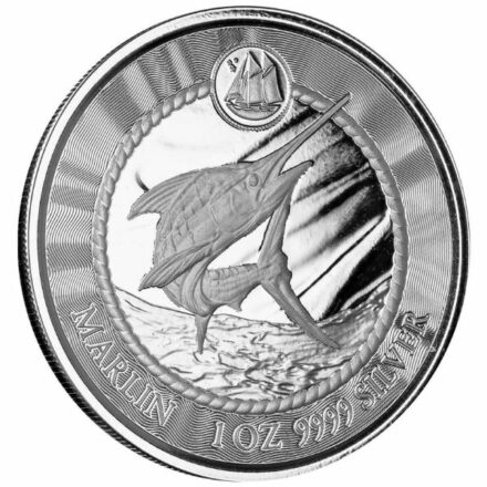 2023 Cayman Islands 1 oz Blue Marlin Silver Coin (BU)