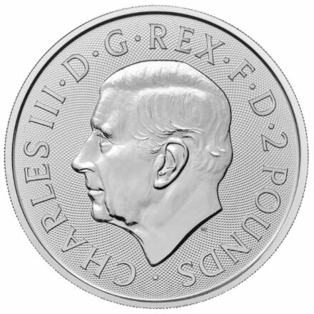 2024 1 oz British Beowulf & Grendel Silver Coin Effigy
