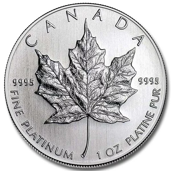 2027 1 oz Canadian Platinum Maple Leaf Coin (BU) 2027 1 oz Canadian Platinum Maple Leaf Coin (BU) Rev